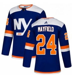 Mens Adidas New York Islanders 24 Scott Mayfield Premier Blue Alternate NHL Jersey Mens Adidas New York Islanders 24 Scott Mayfield Premier Blue Alternate NHL Jersey