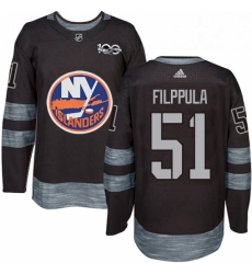 Mens Adidas New York Islanders 51 Valtteri Filppula Authentic Black 1917 2017 100th Anniversary NHL Jersey Mens Adidas New York Islanders 51 Valtteri Filppula Authentic Black 1917 2017 100th Anniversary NHL Jersey