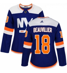 Womens Adidas New York Islanders 18 Anthony Beauvillier Premier Blue Alternate NHL Jersey Womens Adidas New York Islanders 18 Anthony Beauvillier Premier Blue Alternate NHL Jersey