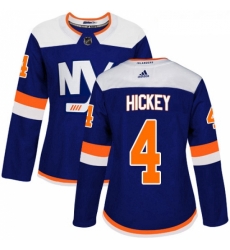 Womens Adidas New York Islanders 4 Thomas Hickey Premier Blue Alternate NHL Jersey Womens Adidas New York Islanders 4 Thomas Hickey Premier Blue Alternate NHL Jersey