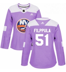Womens Adidas New York Islanders 51 Valtteri Filppula Authentic Purple Fights Cancer Practice NHL Jersey Womens Adidas New York Islanders 51 Valtteri Filppula Authentic Purple Fights Cancer Practice NHL Jersey