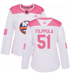 Womens Adidas New York Islanders 51 Valtteri Filppula Authentic White Pink Fashion NHL Jersey Womens Adidas New York Islanders 51 Valtteri Filppula Authentic White Pink Fashion NHL Jersey