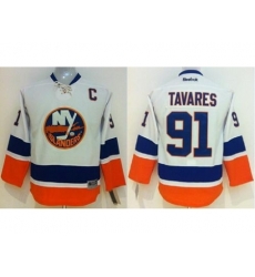 Kids New York Islanders 91 John Tavares White Stitched NHL Jersey Kids New York Islanders 91 John Tavares White Stitched NHL Jersey