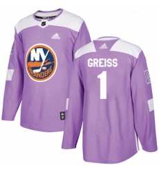Youth Adidas New York Islanders 1 Thomas Greiss Authentic Purple Fights Cancer Practice NHL Jersey Youth Adidas New York Islanders 1 Thomas Greiss Authentic Purple Fights Cancer Practice NHL Jersey