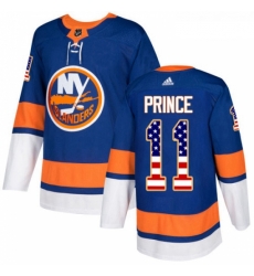 Youth Adidas New York Islanders 11 Shane Prince Authentic Royal Blue USA Flag Fashion NHL Jersey Youth Adidas New York Islanders 11 Shane Prince Authentic Royal Blue USA Flag Fashion NHL Jersey