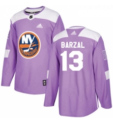 Youth Adidas New York Islanders 13 Mathew Barzal Authentic Purple Fights Cancer Practice NHL Jersey Youth Adidas New York Islanders 13 Mathew Barzal Authentic Purple Fights Cancer Practice NHL Jersey