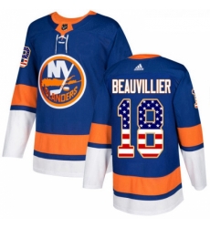 Youth Adidas New York Islanders 18 Anthony Beauvillier Authentic Royal Blue USA Flag Fashion NHL Jersey Youth Adidas New York Islanders 18 Anthony Beauvillier Authentic Royal Blue USA Flag Fashion NHL Jersey