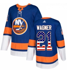 Youth Adidas New York Islanders 21 Chris Wagner Authentic Royal Blue USA Flag Fashion NHL Jersey Youth Adidas New York Islanders 21 Chris Wagner Authentic Royal Blue USA Flag Fashion NHL Jersey