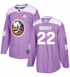 Youth Adidas New York Islanders 22 Mike Bossy Authentic Purple Fights Cancer Practice NHL Jersey Youth Adidas New York Islanders 22 Mike Bossy Authentic Purple Fights Cancer Practice NHL Jersey