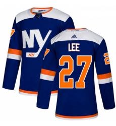 Youth Adidas New York Islanders 27 Anders Lee Premier Blue Alternate NHL Jersey Youth Adidas New York Islanders 27 Anders Lee Premier Blue Alternate NHL Jersey