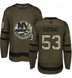 Youth Adidas New York Islanders 53 Casey Cizikas Premier Green Salute to Service NHL Jersey Youth Adidas New York Islanders 53 Casey Cizikas Premier Green Salute to Service NHL Jersey
