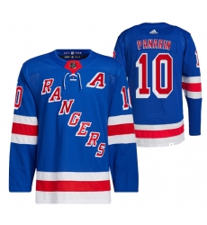 Men New York Rangers 10 Artemi Panari Blue Stitched Jersey Men New York Rangers 10 Artemi Panari Blue Stitched Jersey