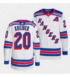 Men New York Rangers 20 Chris Kreider White Stitched Jerse Men New York Rangers 20 Chris Kreider White Stitched Jerse