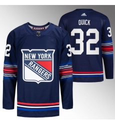 Men New York Rangers 32 Jonathan Quick Navy Stitched Jersey Men New York Rangers 32 Jonathan Quick Navy Stitched Jersey