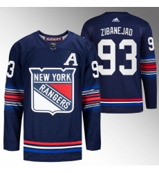 Men New York Rangers 93 Mika Zibanejad Navy Stitched Jersey Men New York Rangers 93 Mika Zibanejad Navy Stitched Jersey