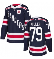 Men New York Rangers KAndre Miller Adidas Authentic Navy Stitched NHL Jersey Men New York Rangers KAndre Miller Adidas Authentic Navy Stitched NHL Jersey