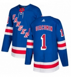 Mens Adidas New York Rangers 1 Eddie Giacomin Premier Royal Blue Home NHL Jersey Mens Adidas New York Rangers 1 Eddie Giacomin Premier Royal Blue Home NHL Jersey