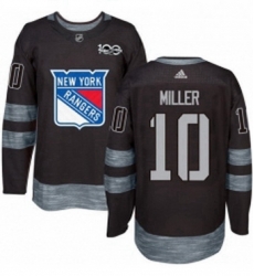 Mens Adidas New York Rangers 10 JT Miller Premier Black 1917 2017 100th Anniversary NHL Jersey Mens Adidas New York Rangers 10 JT Miller Premier Black 1917 2017 100th Anniversary NHL Jersey