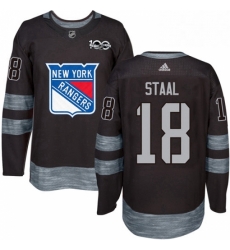 Mens Adidas New York Rangers 18 Marc Staal Authentic Black 1917 2017 100th Anniversary NHL Jersey Mens Adidas New York Rangers 18 Marc Staal Authentic Black 1917 2017 100th Anniversary NHL Jersey