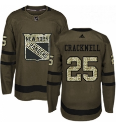 Mens Adidas New York Rangers 25 Adam Cracknell Premier Green Salute to Service NHL Jersey Mens Adidas New York Rangers 25 Adam Cracknell Premier Green Salute to Service NHL Jersey