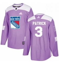 Mens Adidas New York Rangers 3 James Patrick Authentic Purple Fights Cancer Practice NHL Jersey Mens Adidas New York Rangers 3 James Patrick Authentic Purple Fights Cancer Practice NHL Jersey