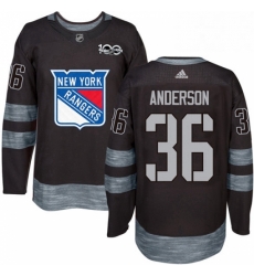 Mens Adidas New York Rangers 36 Glenn Anderson Authentic Black 1917 2017 100th Anniversary NHL Jersey Mens Adidas New York Rangers 36 Glenn Anderson Authentic Black 1917 2017 100th Anniversary NHL Jersey