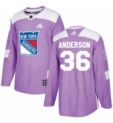 Mens Adidas New York Rangers 36 Glenn Anderson Authentic Purple Fights Cancer Practice NHL Jersey Mens Adidas New York Rangers 36 Glenn Anderson Authentic Purple Fights Cancer Practice NHL Jersey