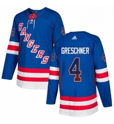 Mens Adidas New York Rangers 4 Ron Greschner Authentic Royal Blue Drift Fashion NHL Jersey Mens Adidas New York Rangers 4 Ron Greschner Authentic Royal Blue Drift Fashion NHL Jersey
