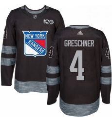 Mens Adidas New York Rangers 4 Ron Greschner Premier Black 1917 2017 100th Anniversary NHL Jersey Mens Adidas New York Rangers 4 Ron Greschner Premier Black 1917 2017 100th Anniversary NHL Jersey