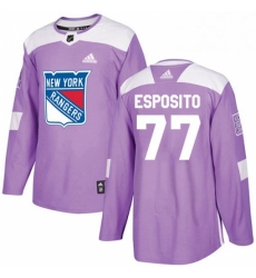 Mens Adidas New York Rangers 77 Phil Esposito Authentic Purple Fights Cancer Practice NHL Jersey Mens Adidas New York Rangers 77 Phil Esposito Authentic Purple Fights Cancer Practice NHL Jersey