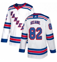 Mens Adidas New York Rangers 82 Joey Keane Authentic White Away NHL Jersey Mens Adidas New York Rangers 82 Joey Keane Authentic White Away NHL Jersey