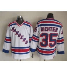 NHL New York Rangers #35 richter white jerseys(New vintage retro) NHL New York Rangers #35 richter white jerseys(New vintage retro)