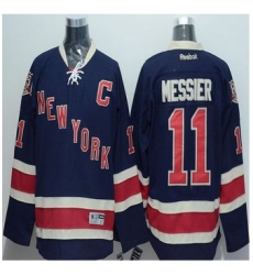 New York Rangers #11 Mark Messier Dark Blue Third Stitched NHL Jersey New York Rangers #11 Mark Messier Dark Blue Third Stitched NHL Jersey