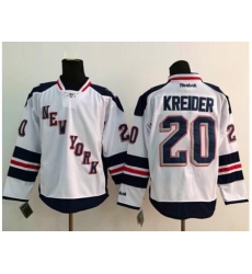 New York Rangers #20 Chris Kreider White 2014 Stadium Series Stitched NHL Jersey New York Rangers #20 Chris Kreider White 2014 Stadium Series Stitched NHL Jersey