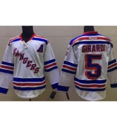 New York Rangers #5 Dan Girardi White Stitched NHL Jersey New York Rangers #5 Dan Girardi White Stitched NHL Jersey