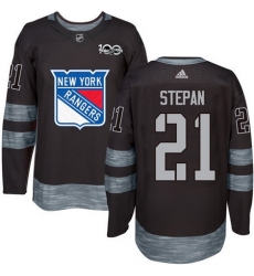 Rangers #21 Derek Stepan Black 1917 2017 100th Anniversary Stitched NHL Jersey Rangers #21 Derek Stepan Black 1917 2017 100th Anniversary Stitched NHL Jersey