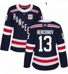 Womens Adidas New York Rangers 13 Sergei Nemchinov Authentic Navy Blue 2018 Winter Classic NHL Jersey Womens Adidas New York Rangers 13 Sergei Nemchinov Authentic Navy Blue 2018 Winter Classic NHL Jersey