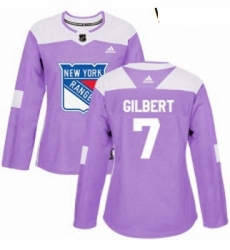 Womens Adidas New York Rangers 7 Rod Gilbert Authentic Purple Fights Cancer Practice NHL Jersey Womens Adidas New York Rangers 7 Rod Gilbert Authentic Purple Fights Cancer Practice NHL Jersey
