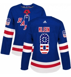 Womens Adidas New York Rangers 8 Kevin Klein Authentic Royal Blue USA Flag Fashion NHL Jersey Womens Adidas New York Rangers 8 Kevin Klein Authentic Royal Blue USA Flag Fashion NHL Jersey