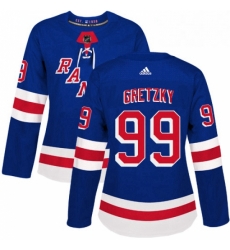 Womens Adidas New York Rangers 99 Wayne Gretzky Premier Royal Blue Home NHL Jersey Womens Adidas New York Rangers 99 Wayne Gretzky Premier Royal Blue Home NHL Jersey