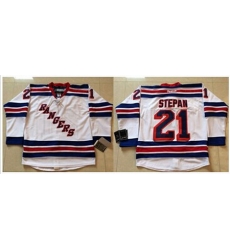 Kid New York Rangers Hockey Jerseys #21 Derek Stepan Jersey Authentic white Youth Jerseys Kid New York Rangers Hockey Jerseys #21 Derek Stepan Jersey Authentic white Youth Jerseys