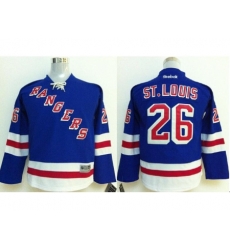 Kids New York Rangers #26 Martin St.Louis Blue NHL Jerseys Kids New York Rangers #26 Martin St.Louis Blue NHL Jerseys
