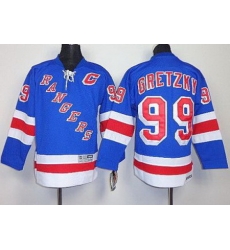 Kids New York Rangers 99 Wayne Gretzky Blue NHL Jerseys Kids New York Rangers 99 Wayne Gretzky Blue NHL Jerseys