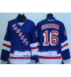 Rangers #16 Derick Brassard Blue Home Stitched Youth NHL Jersey II Rangers #16 Derick Brassard Blue Home Stitched Youth NHL Jersey II