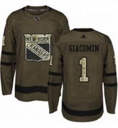 Youth Adidas New York Rangers 1 Eddie Giacomin Premier Green Salute to Service NHL Jersey Youth Adidas New York Rangers 1 Eddie Giacomin Premier Green Salute to Service NHL Jersey