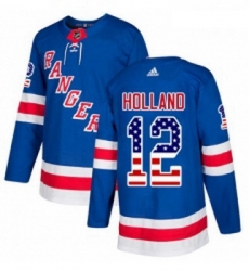Youth Adidas New York Rangers 12 Peter Holland Authentic Royal Blue USA Flag Fashion NHL Jersey Youth Adidas New York Rangers 12 Peter Holland Authentic Royal Blue USA Flag Fashion NHL Jersey