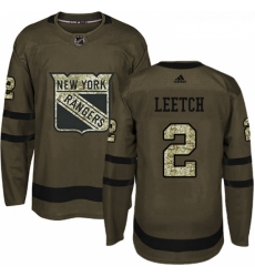 Youth Adidas New York Rangers 2 Brian Leetch Premier Green Salute to Service NHL Jersey Youth Adidas New York Rangers 2 Brian Leetch Premier Green Salute to Service NHL Jersey