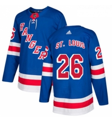 Youth Adidas New York Rangers 26 Martin St Louis Premier Royal Blue Home NHL Jersey Youth Adidas New York Rangers 26 Martin St Louis Premier Royal Blue Home NHL Jersey
