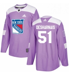 Youth Adidas New York Rangers 51 David Desharnais Authentic Purple Fights Cancer Practice NHL Jersey Youth Adidas New York Rangers 51 David Desharnais Authentic Purple Fights Cancer Practice NHL Jersey