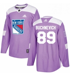 Youth Adidas New York Rangers 89 Pavel Buchnevich Authentic Purple Fights Cancer Practice NHL Jersey Youth Adidas New York Rangers 89 Pavel Buchnevich Authentic Purple Fights Cancer Practice NHL Jersey